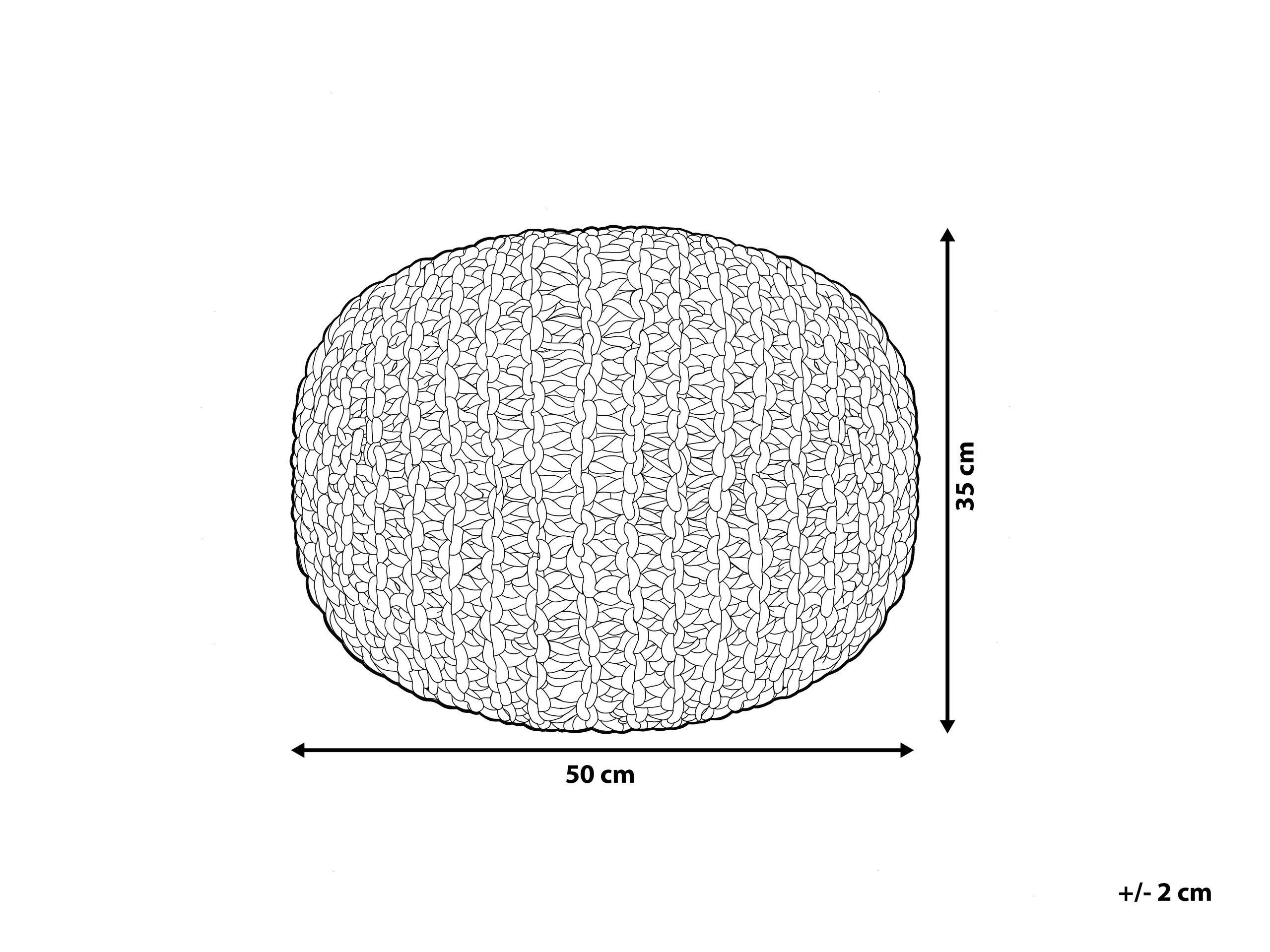 Beliani Pouf en Coton Boho CONRAD  