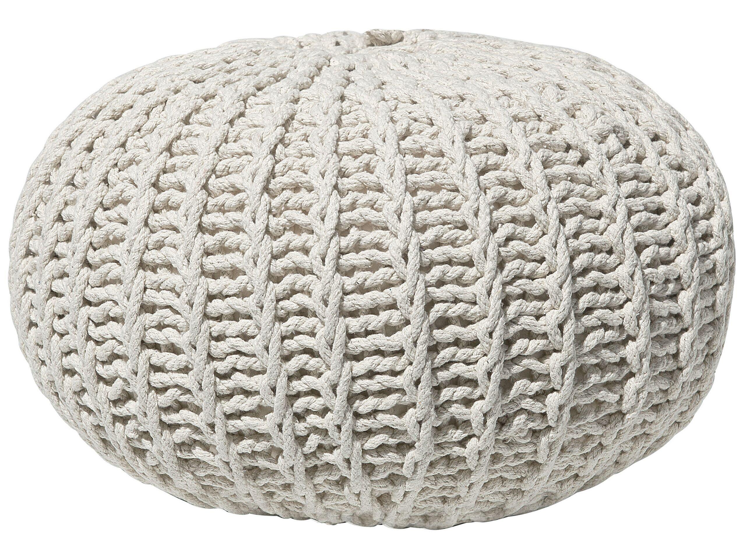 Beliani Pouf en Coton Boho CONRAD  
