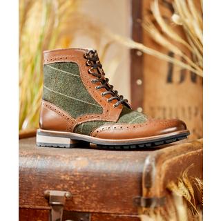 Joe Browns  Brogue-Stiefel aus Tweed-Leder 