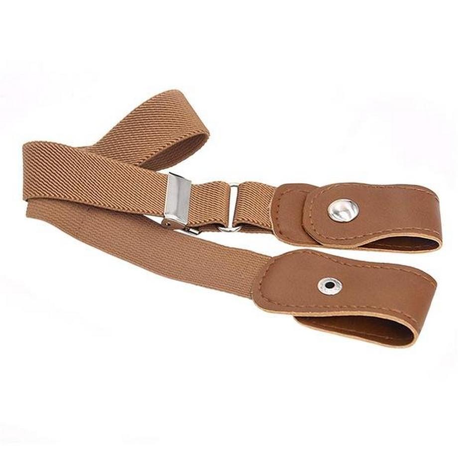 B2X Ceinture Élastique sans Boucle Beige  