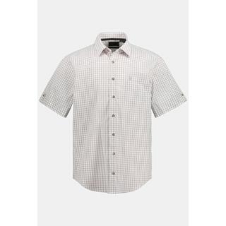 JP1880  Camicia dalla vestibilità moderna in tradizionale stile Tracht con mezze maniche e colletto ad apertura inglese 