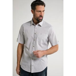 JP1880  Camicia dalla vestibilità moderna in tradizionale stile Tracht con mezze maniche e colletto ad apertura inglese 