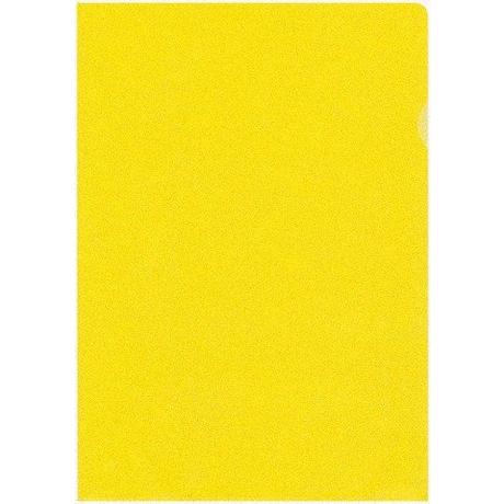 BÜROLINE BÜROLINE Sichtmappen PP A4 667304 gelb, matt 10 Stück  