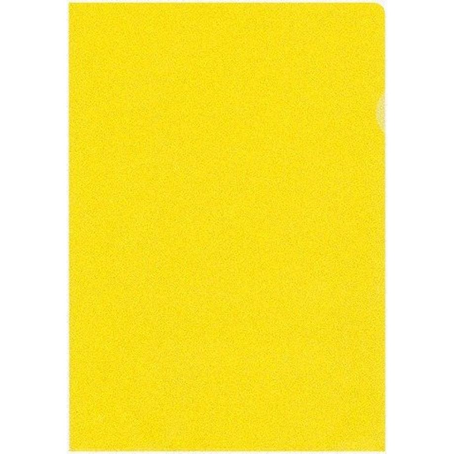 BÜROLINE Sichtmappen PP A4 667304 gelb, matt 10 Stück