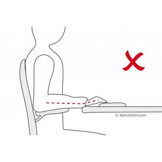 Bakker Elkhuizen  BakkerElkhuizen Trapezium Ergo Wrist Rest Standard 