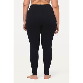 Ulla Popken  Leggings di cotone con cintura completamente elastica 