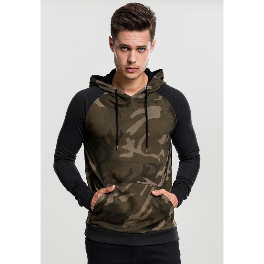 URBAN CLASSICS Contrast Raglan Hoodie  