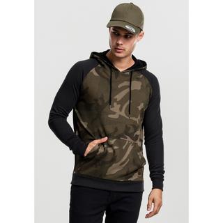 URBAN CLASSICS Contrast Raglan Hoodie  