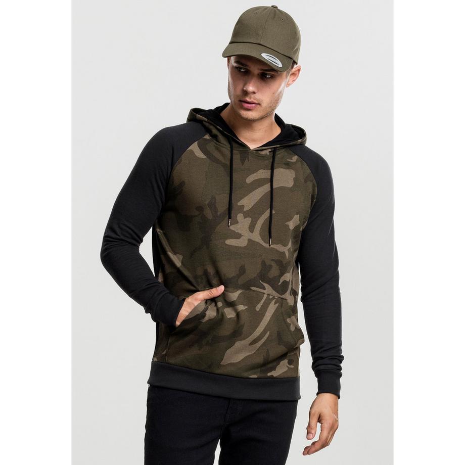 URBAN CLASSICS Contrast Raglan Hoodie  