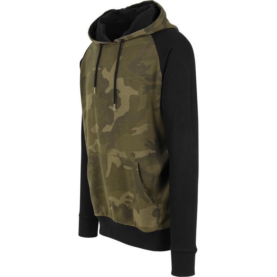 URBAN CLASSICS Contrast Raglan Hoodie  