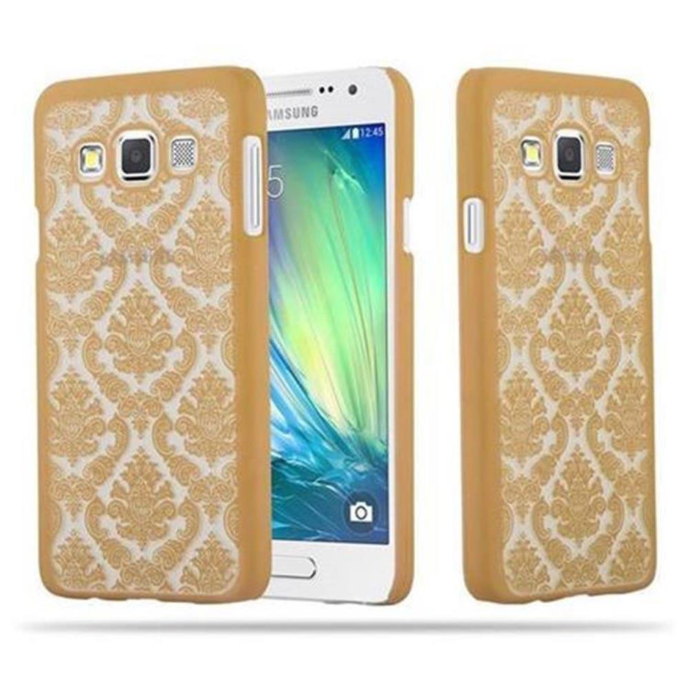 Cadorabo  Housse compatible avec Samsung Galaxy A3 2015 - Hard Case Coque de protection au design fleur Paisley Henna contre les rayures et les chocs 