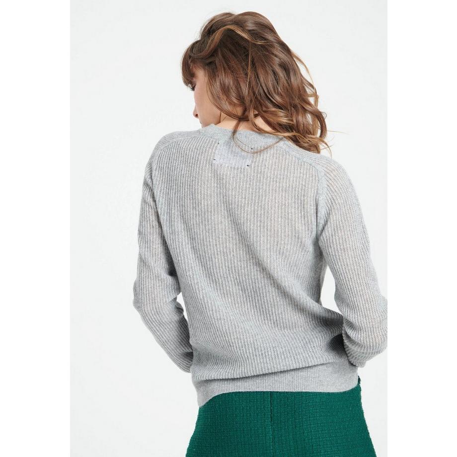 Studio Cashmere8 LILLY 23 Pointelle Pull Col Rond  