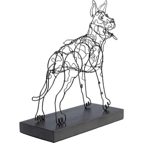 KARE Design Objet déco Wire Attack Dog 36  