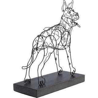 KARE Design Deko Objekt Wire Attack Dog 36  