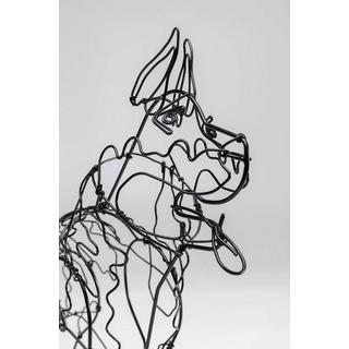 KARE Design Oggetto decorativo Wire Attack Dog 36  