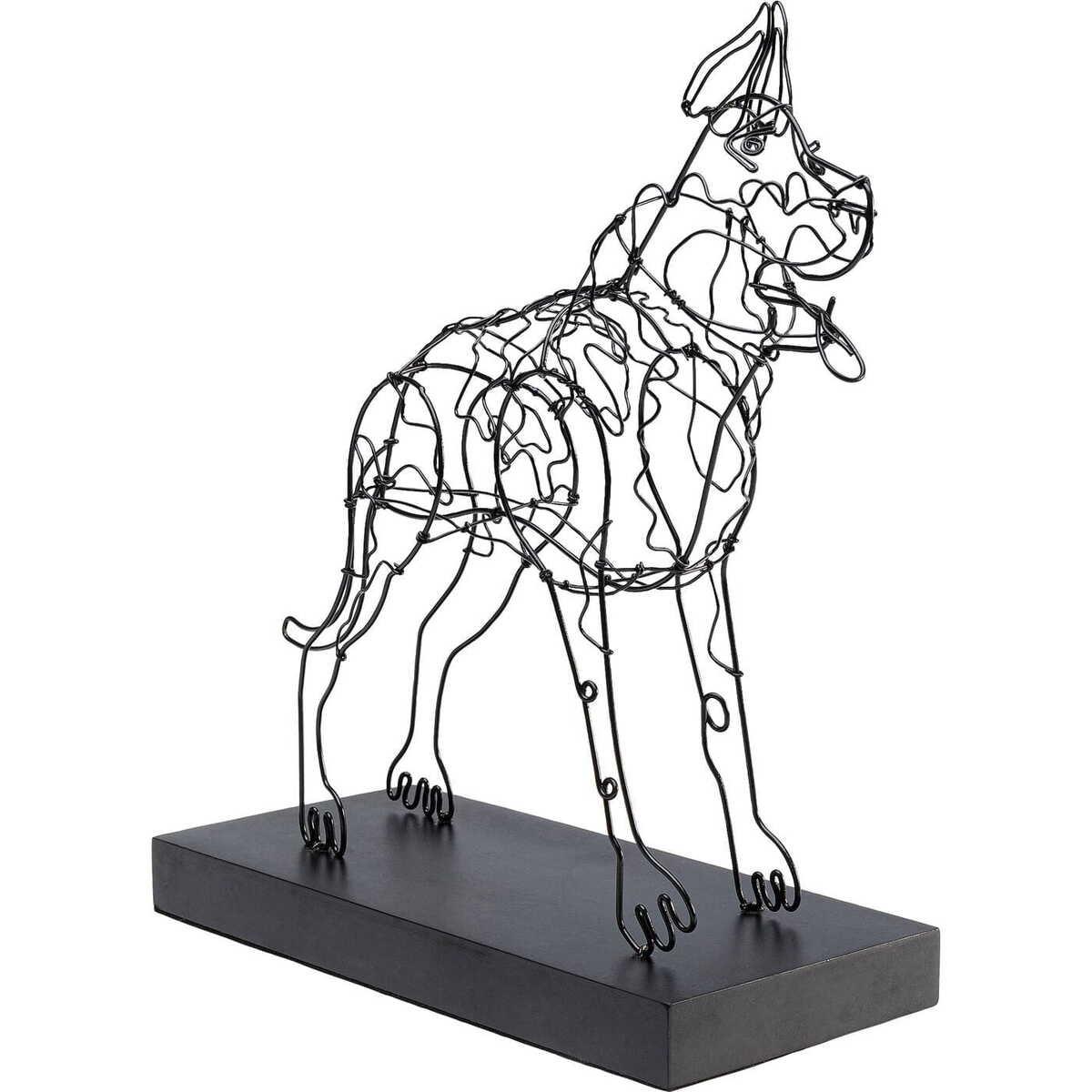 KARE Design Oggetto decorativo Wire Attack Dog 36  