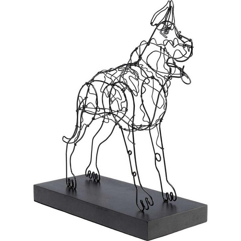 KARE Design Objet décoratif Wire Attack Dog 36  