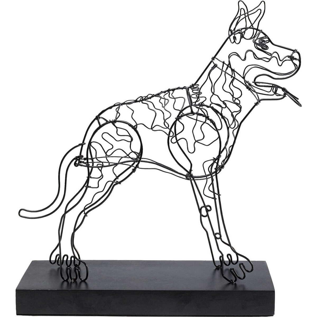 KARE Design Oggetto decorativo Wire Attack Dog 36  