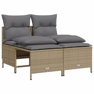 VidaXL set divano da giardino Polirattan  