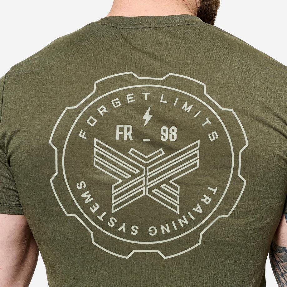 DOMYOS  T-Shirt  Crosstraining Atmungsaktiv Slim Polyester Viskose 