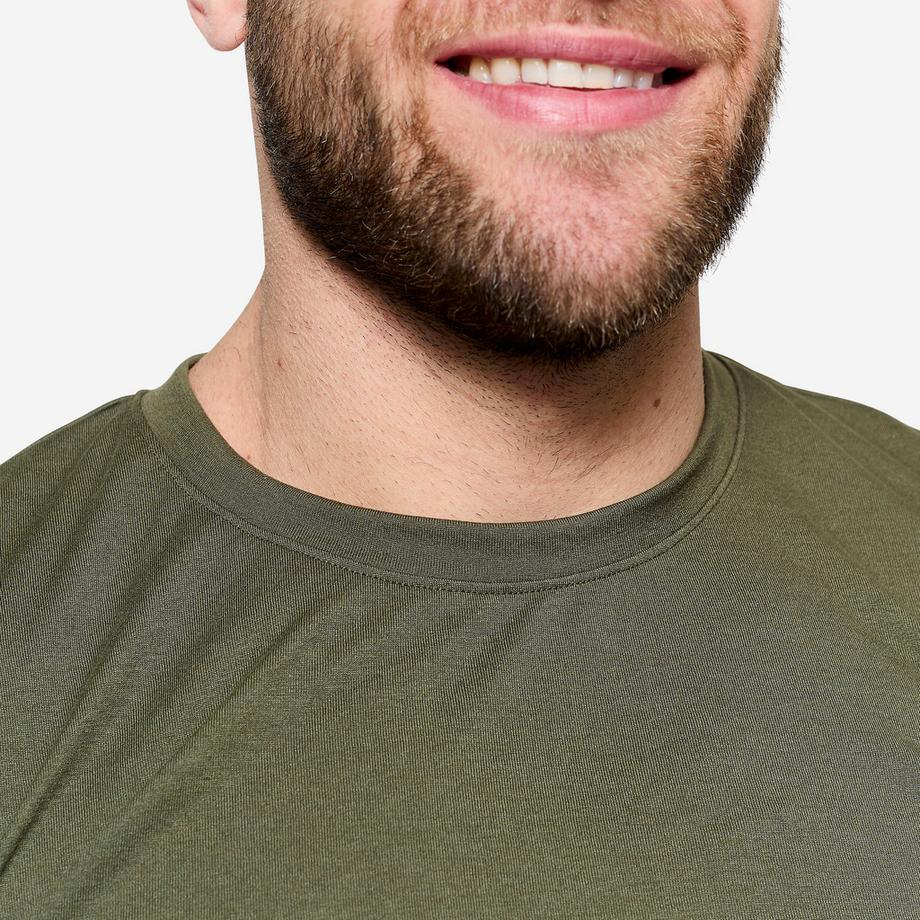 DOMYOS  T-Shirt  Crosstraining Atmungsaktiv Slim Polyester Viskose 