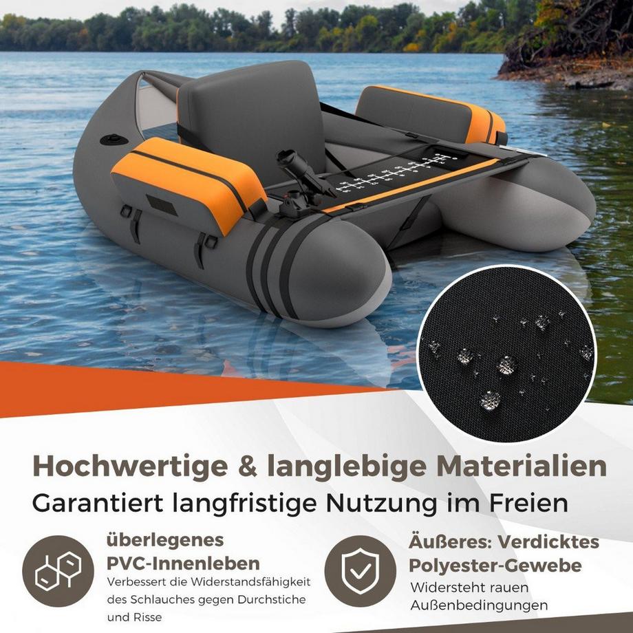 Northix  Sedile galleggiante da pesca gonfiabile 