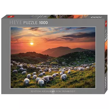 Puzzle Sheep and Volcanoes (1000Teile)