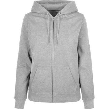 Basic Hoodie mit durchgehendem Reißverschluss