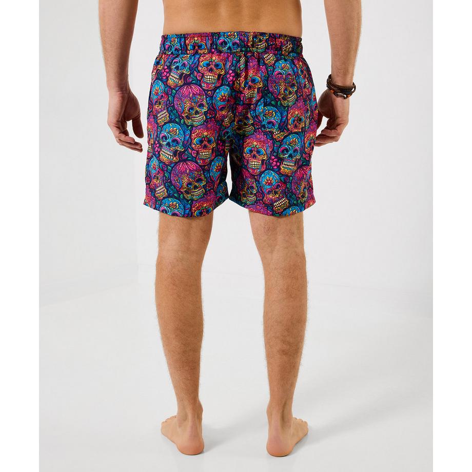 Joe Browns Costume da Bagno Motivo Teschio Neon  