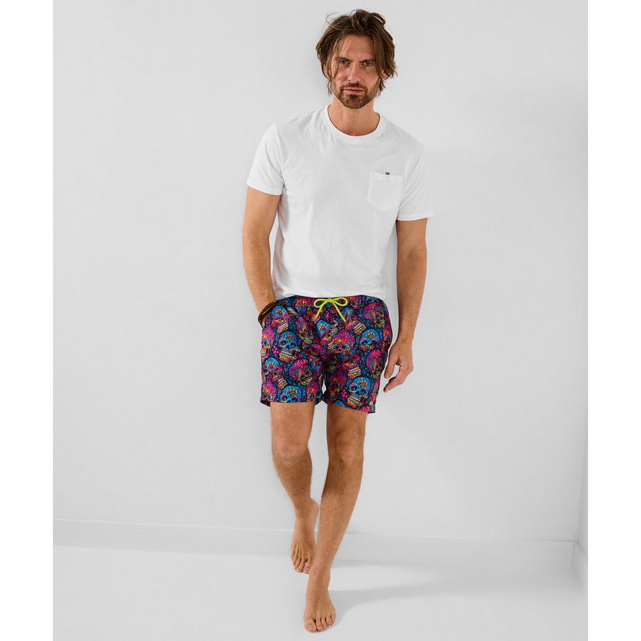 Joe Browns Costume da Bagno Motivo Teschio Neon  