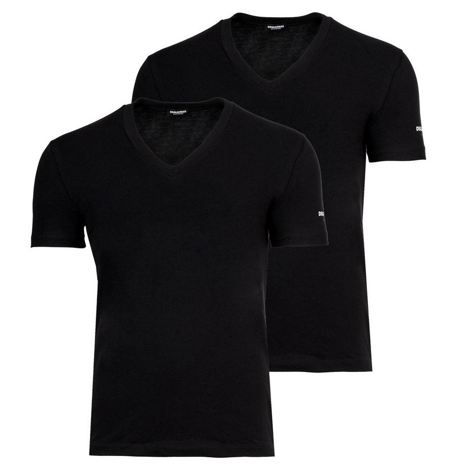 Maglietta Uomini Confezione da 2 Vestibilità confortevole-TWIN PACK V-NECK T-SHIRT