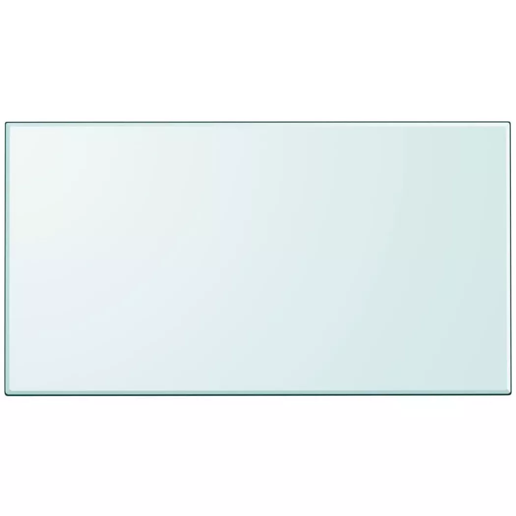VidaXL - Dessus de table verre, One Size, Transparent