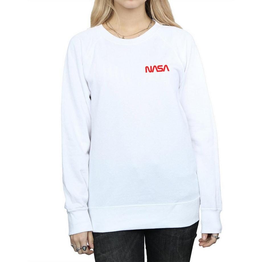 Nasa Logo Print Sweatshirt  
