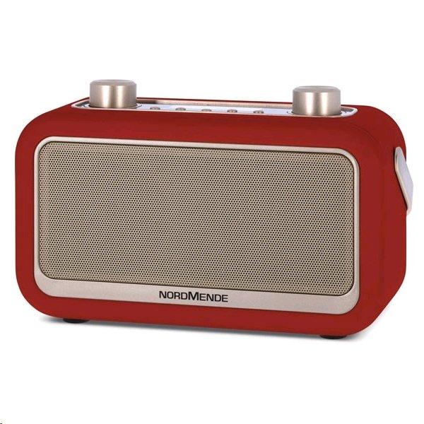 Nordmende  Transita30 rot - Portables Digitalradio DAB+/UKW/BT 