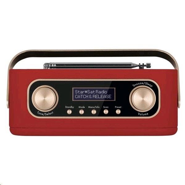 Nordmende  Transita30 rot - Portables Digitalradio DAB+/UKW/BT 