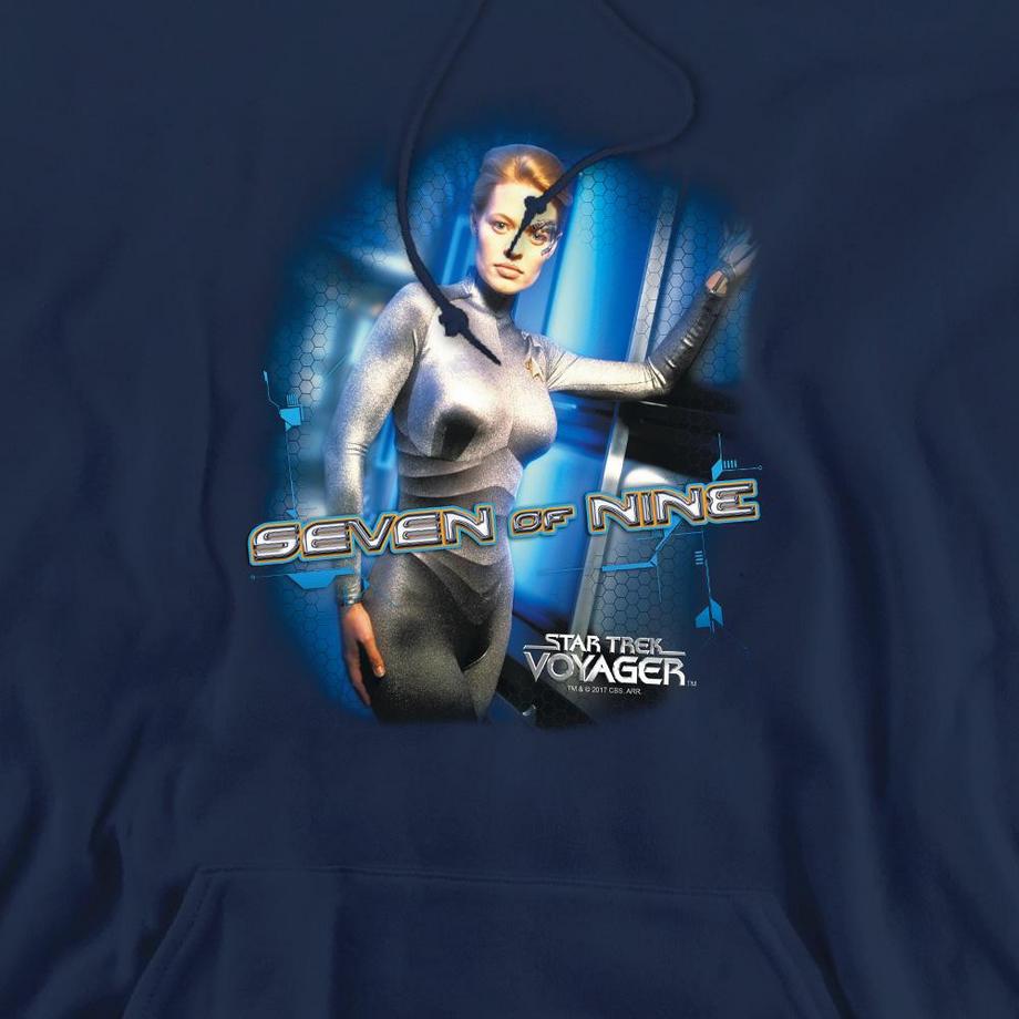 Star Trek Seven of Nine Felpa con Cappuccio  