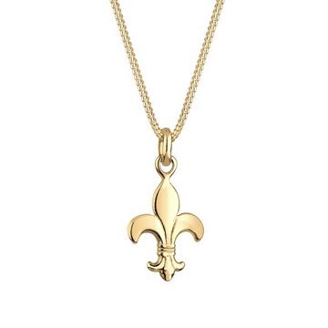 Halskette Anhänger Schwertlilie Französische Lilie