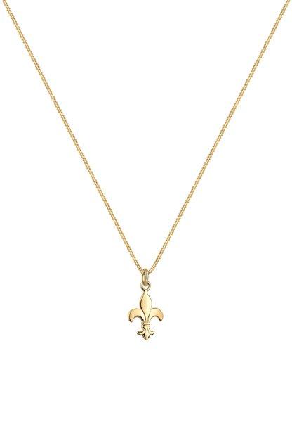 Elli  Collier Pendentif Iris Femme Lys Français 