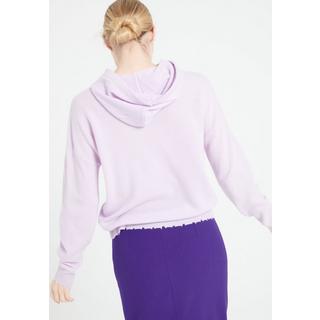 Studio Cashmere8  MIA 16 Hoodie mit ziselierten Abschlüssen - 100% Kaschmir 