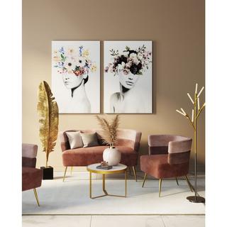 KARE Design Tableau en verre Cheveux d'automne 80x120  