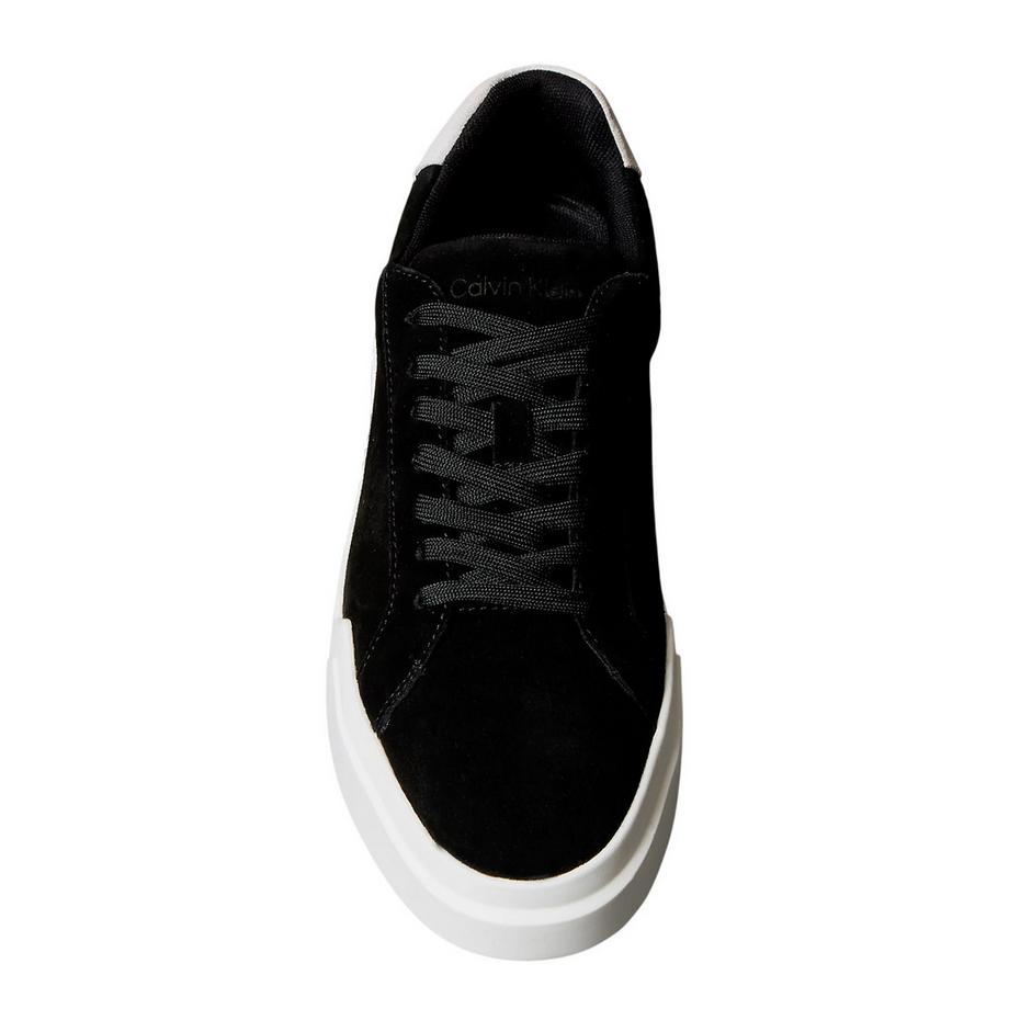 Calvin Klein Scarpe Sportive in Pelle Scamosciata con Suola Spessa  