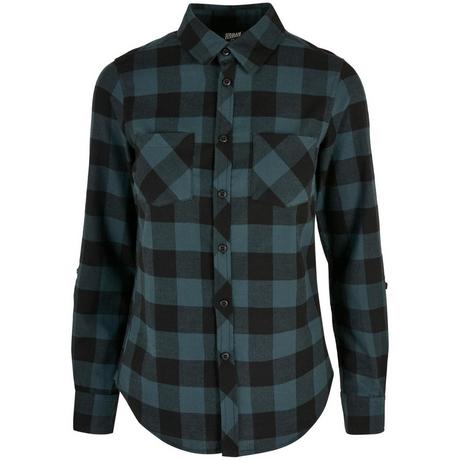 URBAN CLASSICS Chemise à Carreaux Flanelle Turnup  