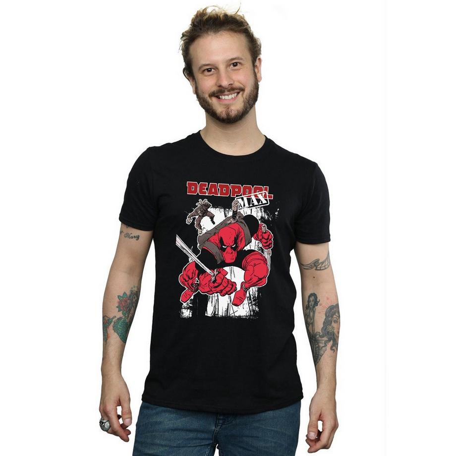 MARVEL Deadpool Max T-Shirt Stampa Grafica  