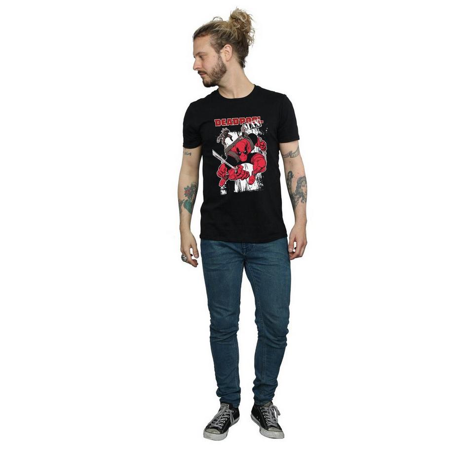 MARVEL Deadpool Max T-Shirt Stampa Grafica  
