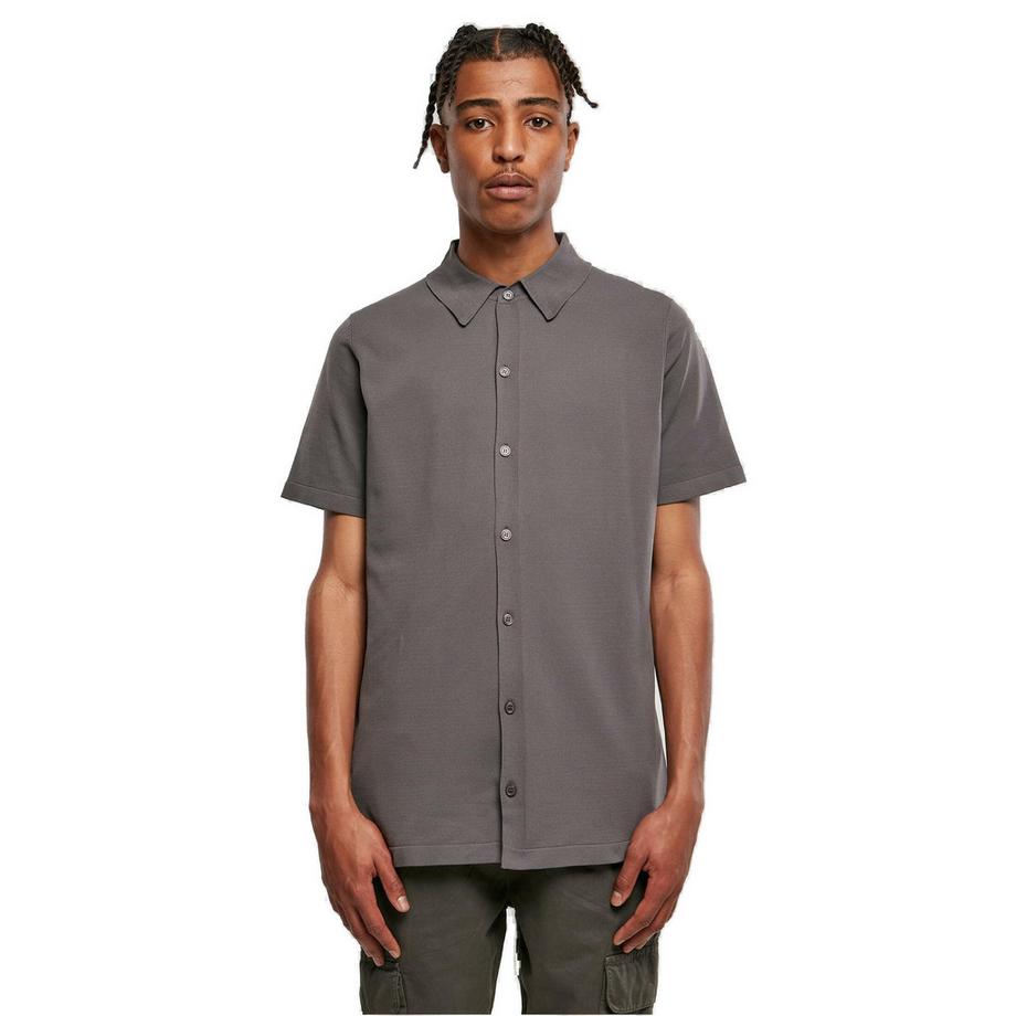 URBAN CLASSICS Gestricktes Kurzarmhemd  