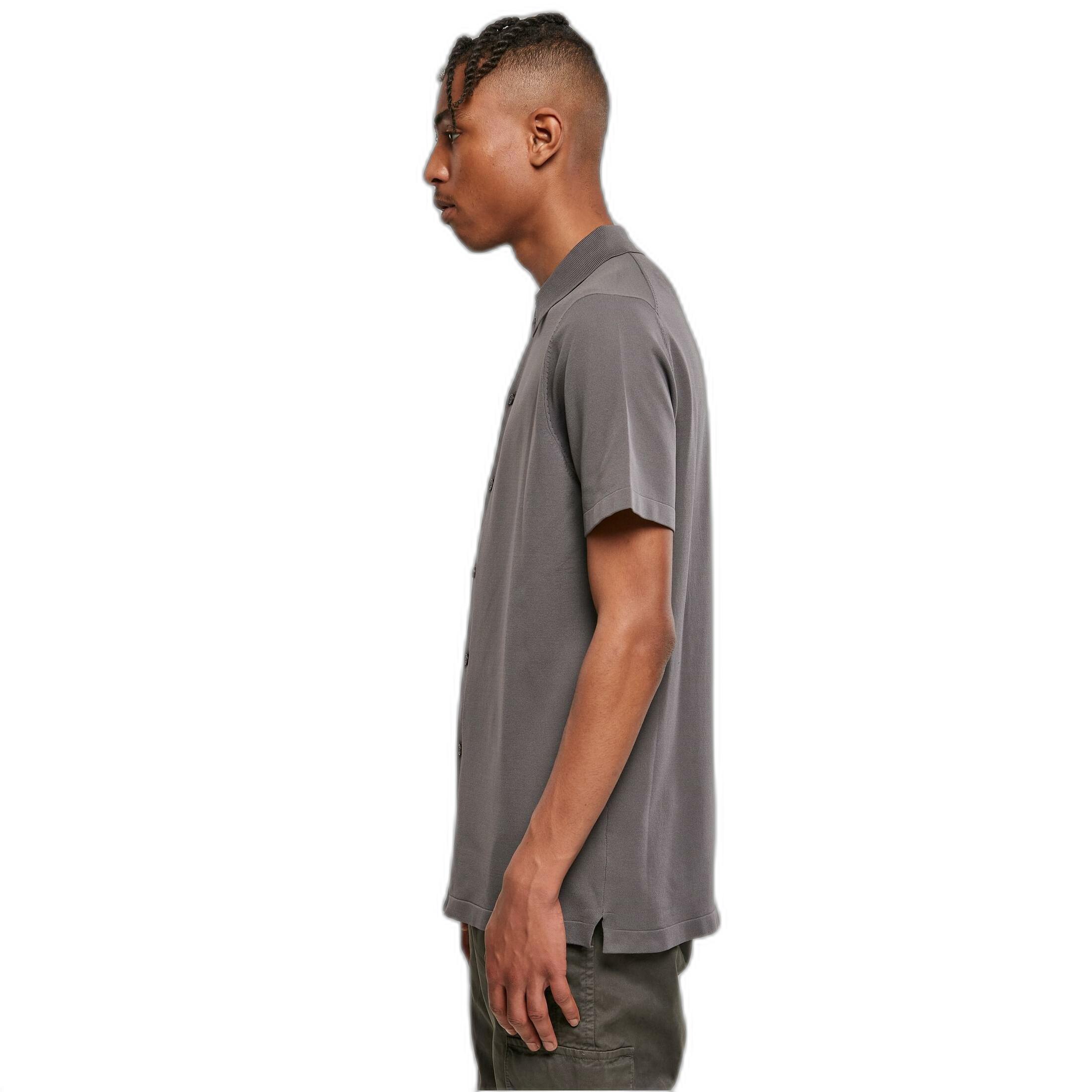 URBAN CLASSICS Gestricktes Kurzarmhemd  