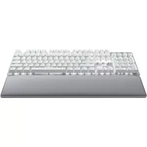 Pro Type Ultra Tastatur USB + RF Wireless + Bluetooth QWERTY US Englisch Silber, Weiß