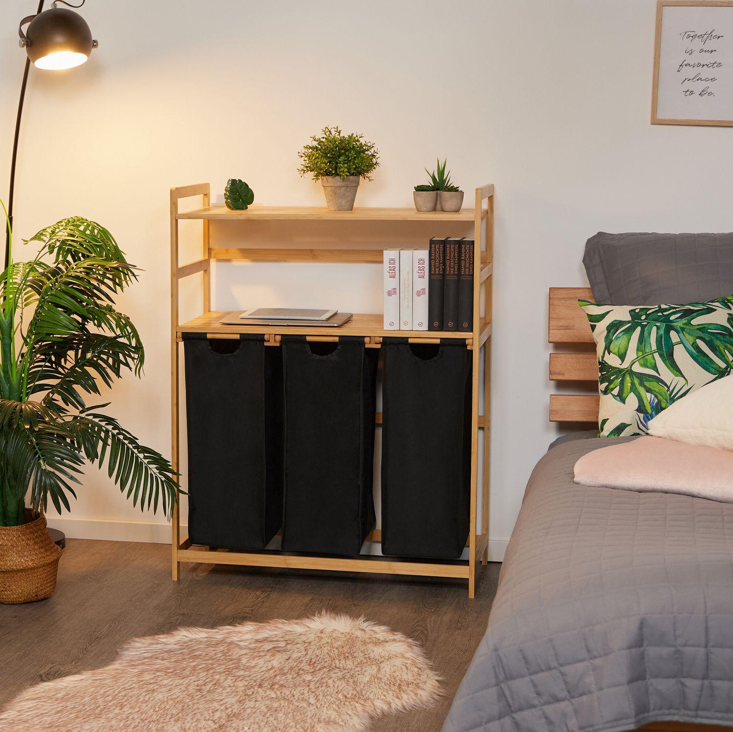 Northix Portabiancheria con 2 ripiani  