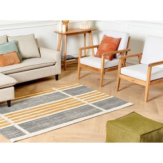 Beliani Tapis en Coton Boho KATRA  