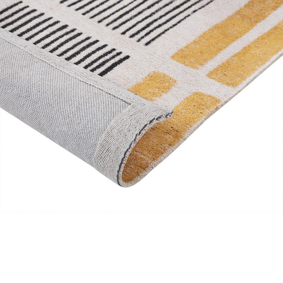 Beliani Tappeto en Cotone  KATRA  